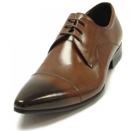 Encore By Fiesso Brown Genuine Leather Shoes FI3047